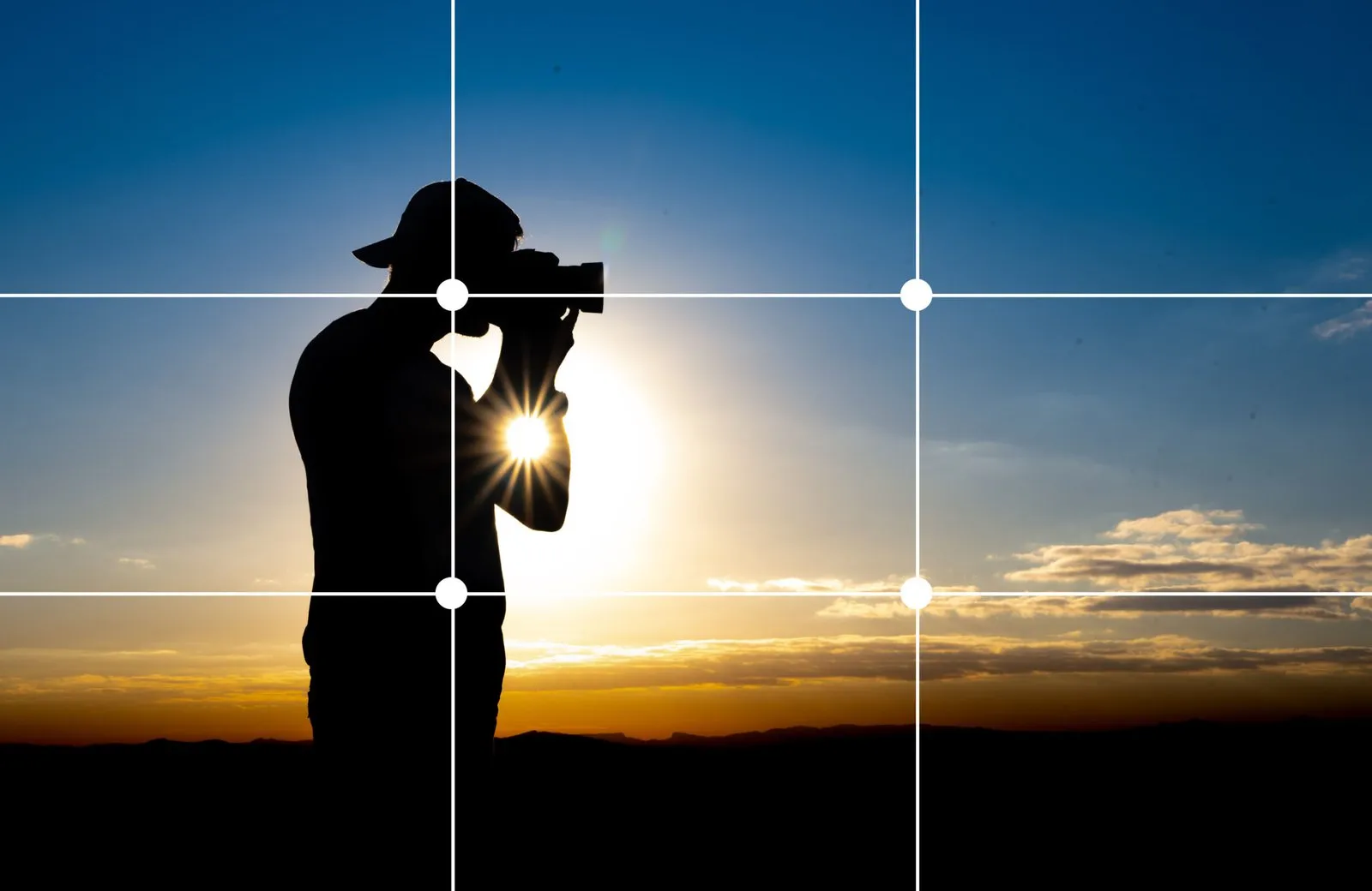 Fotografia composta seguindo a Regra dos Terços